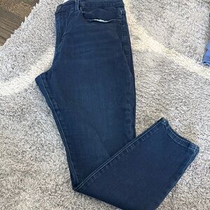 Frame Denim Dark Blue Skinny Jeans